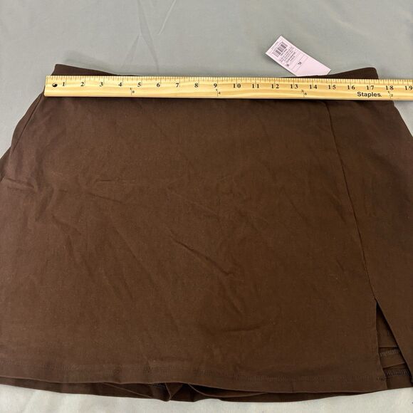 Wild Fable Women's Brown Skort NWT Junior Size XL - Picture 5 of 7